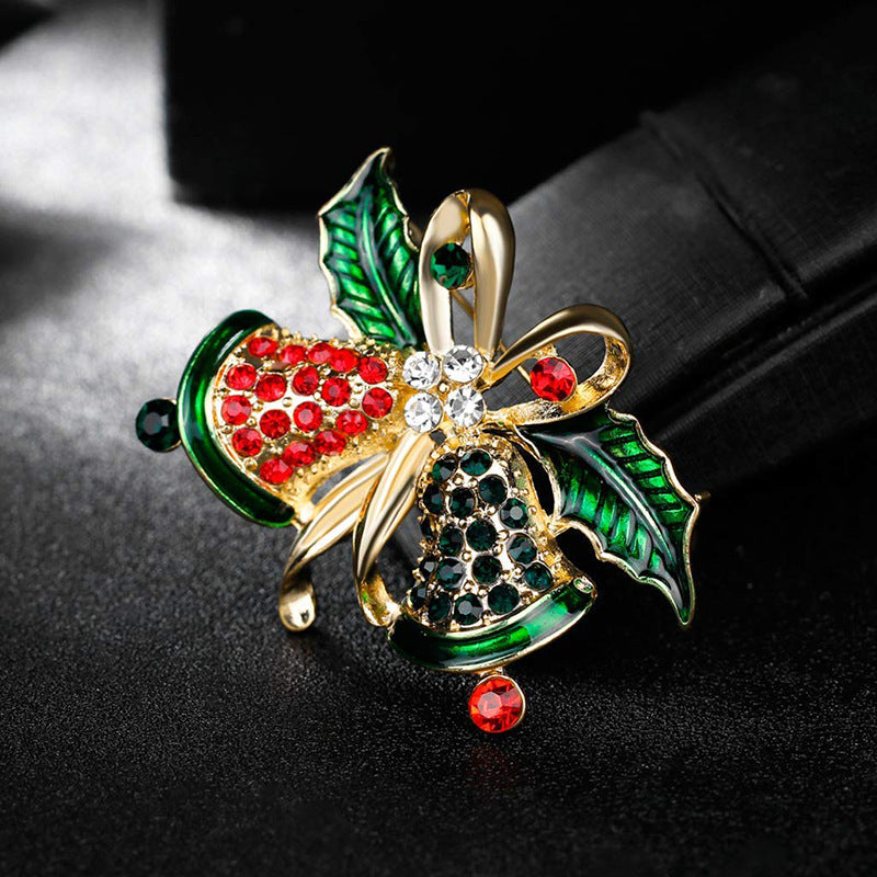 Wholesale Christmas bell brooch